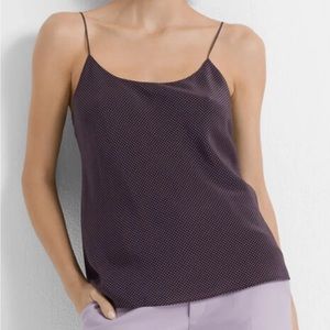 Club Monaco Haldys Silk Polka Dot Lined Camisole